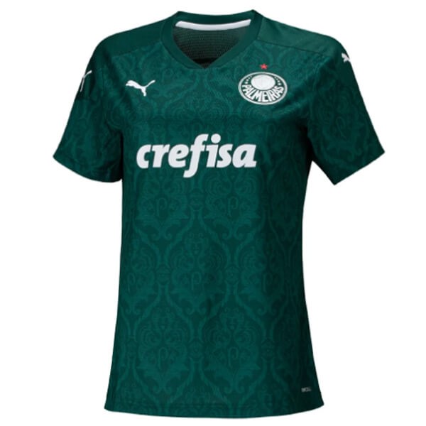 Tailandia Camiseta Palmeiras Replica Primera Ropa Mujer 2020/21 Verde